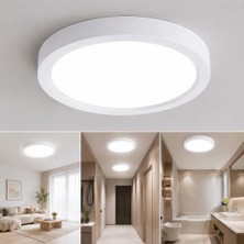 Mey İthalat Modern LED Tavan Aydınlatma 18W, 6500K Beyaz Işık