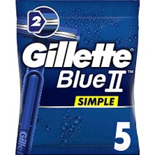 Mey İthalat Blue2 Simple 5'li Tıraş Bıçağı (1 x 5 Adet)