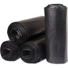 Mey İthalat Kalın Çöp Torbası 500 G x 10 Rulo Siyah Çöp Poşeti 80X110 cm Jumbo Endüstriyel Çöp Torbası