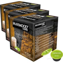 Mey İthalat Coffee Cappuccino Kapsül Kahve, Dolce Gusto Uyumlu, (8 Adet Süt Kapsül & 8 Adet Kahve Kapsül) (3 Paketi)