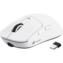 Mey İthalat X3 Kablosuz Gaming Mouse, Hafif 49G Oyuncu Mouse, Pixart PAW3395 Sensör, 26000 Dpı, Programlanabilir, Üç Modlu 2.4g/bluetooth/usb-C Kablolu, Uzun Pil Ömrü, Ptfe Ayak, Pc/mac-Beyaz