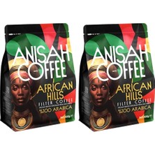Mey İthalat African Hills Öğütülmüş Filtre Kahve 500 G Doğu Afrika Blendi Medium ROAST%100 Arabica (2 Paketi)