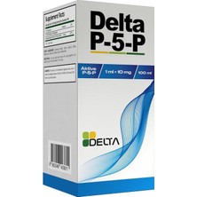 Delta Naturel P-5-P 100 ml Vitamin B6 Sade İçerik ile Aktif Koenzin Formu Menşei Türkiye