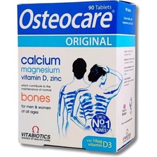 Osteocare Kalsiyum,Magnezyum, Çinko, D Vitamini İçeren Kemik Sağlığı Vitamini 90 Tablet