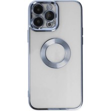 Elvasta Dmtk- Eldm- Elva- Apple Iphone 14 Pro Max Kılıf Slot Silikon - Sierra Blue El Tk