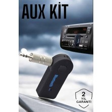 Mey İthalat Tüm Araçlara Uyumlu Aux Car Bluetooth Kablosuz Araç Bağlantı Kiti