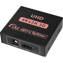 Omrs Store Hytech Hy-Lu2 2 Çıkışlı 4KX2K Hdmı Splitter Dağıtıcı Çoğaltıcı