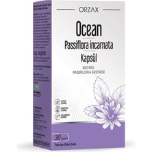 Orzax Ocean Passiflora Kapsül 300 mg 30 Kapsül Türkiye Menşeli Unisex Kullanıma Uygun