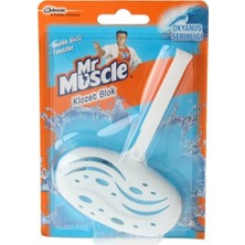 Mr Muscle Klozet Blok Okyanus Serinliği 40 gr Köpük Gücüyle Temizleyici Etkili Tuvalet Temizliği