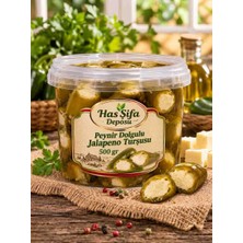 Has Şifa Deposu Süzme Peynir Dolgulu Jalapeno Biber 500 gr
