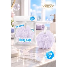 Vlamor Banlif Ponpon Banyo Lifi Mor 30 gr,Yumuşak Duş Süngeri