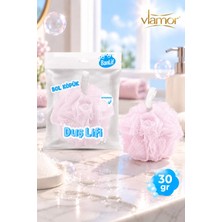 Vlamor Banlif Ponpon Banyo Lifi Pembe 30 gr,Yumuşak Duş Süngeri