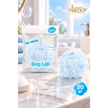 Vlamor Banlif Ponpon Banyo Lifi Mavi 30 gr,Yumuşak Duş Süngeri