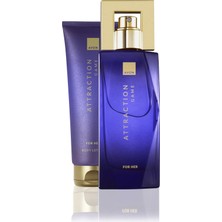 Avon Attraction Game Kadın Parfüm EDP 50 ml ve Vücut Losyonu Hediyelik Paketi