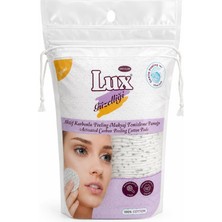 Lux Peeling Etkili Oval Disk Makyaj Temizleme Pedleri 40 Adet Hassas Ciltler için Uygun