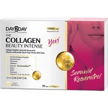 Day2Day The Collagen Beauty Intense Çilek 1000 mg 30 Saşe Kolajen Peptitleri
