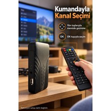 Kumkum Ticaret HDMI ve Av Bağlantılı Hd Uydu Alıcısı - Lisinya