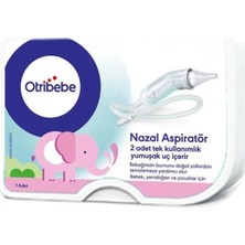 Otribebe Burun Aspiratörü Bebek Dostu Yumuşak Uç ile Etkili Burun Temizliği