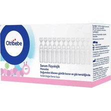 Otribebe Monodoz 5 ml 20 Flakon İzotonik Steril Deniz Suyu Bebekler İçin Hassas Temizlik