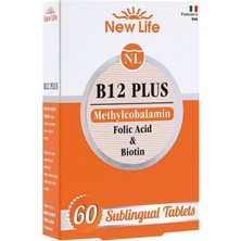 New Life B12 Plus Methylcobolamin 60 Dilaltı Tablet