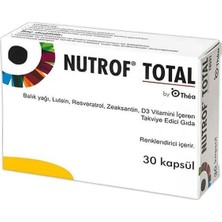 THEA Nutrof Total 30 Kapsül Takviye Edici Gıda Balık Yağı ve Vitamin İçerir