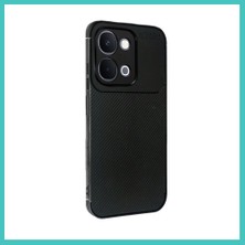 Ny Joy Vivo Y31D Auto Focus Karbon Kapak - Siyah Nyjoybz