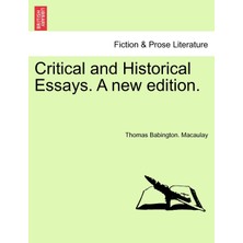 Step Kitap Critical And Historical Essays. A New Edition.