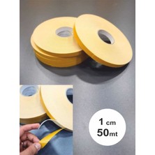 1 cm Çift Taraflı Bant 50MT 5'li