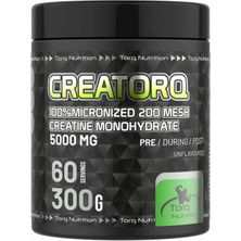 Torq Nutrition Creatorq %100 Micronized Creatine Monohydrate 300 Gr 60 Servis