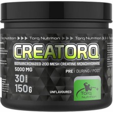 Torq Nutrition Creatorq Mikronize Kreatin Monohidrat 150 g Hızlı Emilim ve Enerji Desteği