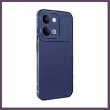 Bezos Vivo Y31D Auto Focus Karbon Kapak - Lacivert Bhs