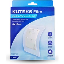 Kuteks Film Pedli Şeffaf Yara Örtüsü 8X10 cm 5li Kutu