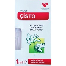 Çisto Kalınlaşmış Deri Bakım Solüsyonu 1 ml El Bakım Setleri İçin Özel Formül