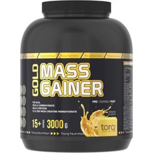 Torq Nutrition Gold Mass Gainer Karbonhidrat Tozu 3000 Gr Muz Aromalı Türkiye Menşeli Besin