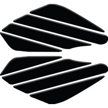 Nzm Store Stripe Black Siyah Depo Yan Pad Universal