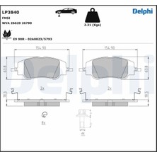 Nzm Store Fren Balatası Ön Peugeot 208-2008 C4-Ds3 Opel Corsa F Mokka 1.2 Puretech 1.5 Hdı 2020> LP3840