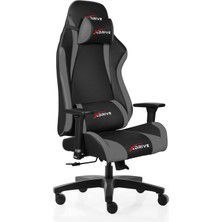 Kryon Akıncı Profesyonel Oyuncu Koltuğu Gri/siyah Aerotex Pro Deri Teknolojisi Ayarlanabilir Boyun ve Bel Minderleri 3D Hareketli Kolçaklar Ergonomik Tasarım
