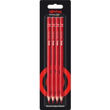 Nzm Store Kırmızı Kopya Kalemi, 4'lü Paket