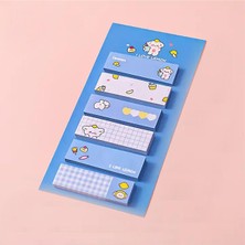 Nzm Store I Love Lemon Mavi Tonları Temalı 6 Tasarım Index Sticker • Sticky Note
