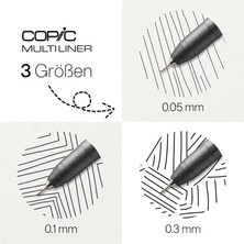 Nzm Store Multılıner Siyah 3lü Set - Fine