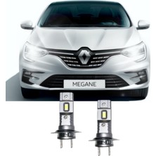 Nzm Store Megane 4 LED Xenon Kısa Far Ampulü Mini LED 2'li Set H7 KMNH710