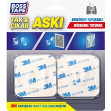 Nzm Store 3m Yapıştırıcılı Tak Çıkar Yapılabilen Geçmeli Askı