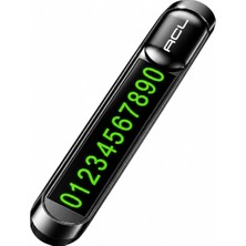 Nzm Store T-143 Metal Manyetik Park Numaratörü - Gizlenebilir Araç Içi Telefon Numarası Gösterici, Şık Konsol Aksesuarı
