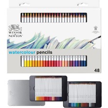 Nzm Store 0490057 Hassas Sulu Boya Kalemleri, Set, 48 Canlı Renk, Yüksek Kaliteli Sanatçı Pigmentleri, Birçok Katmanda Güçlü Renkli Boyama Için, En Yüksek Renk Parlaklığı