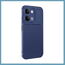 Bezos Vivo Y31D Auto Focus Karbon Kapak - Lacivert MBT06
