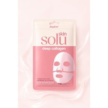 Nzm Store Skin Solu Deep Kolajen Eriyen Yüz Maskesi - Nemlendirici Cilt Bakım Maskesi - Kolajen, Hyalüronik Asit ve Bitki Özleri Içerir - Nem Dengesi ve Pürüzsüz Görünüm Için