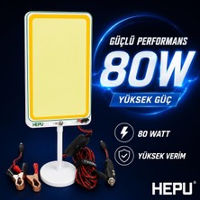 Nzm Store HP-L38 Araç Tipi LED Çalışma Lambası – 80W Güç, Araç Aküsü + Çakmaklık ile Çalışma