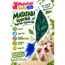 Nzm Store Matatabi Cats Leafy Matatabi,çıngırak,hışırtılı,tüylü Kumaş Kedi Oyuncağı
