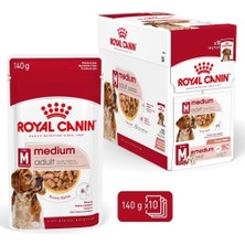 Nzm Store Medium Adult Gravy Yetişkin Köpek Yaş Maması 140 gr x 10 Adet