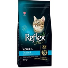 Nzm Store Plus Kısırlaştırılmış Yetişkin Kediler Için Somonlu Kedi Maması, 1,5 kg